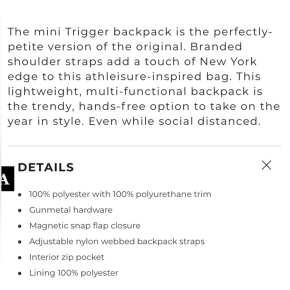 VGUC Botkier Trigger Mini Backpack - Picture 4 of 9